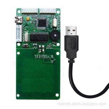 Smart RFID Reader Module, Read/Write, 13.56MHz, ISO14443A/ISO144443B/ISO15693, USB/UART/I2C/SPI